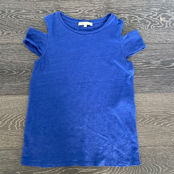 Maje linen cold-shoulder shirt - Picture 2 of 3